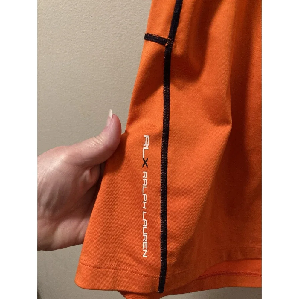 Ralph Lauren RLX Offshore Sailing‎ Team T-Shirt Orange Graphics Sz Small - Picture 5 of 6